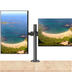 2x Monitor EIZO FlexScan EV2457 24" IPS 1920x1200 LED HDMI Czarny Bez Podstawki Klasa A + uchwyt Triadyn DuoClamp