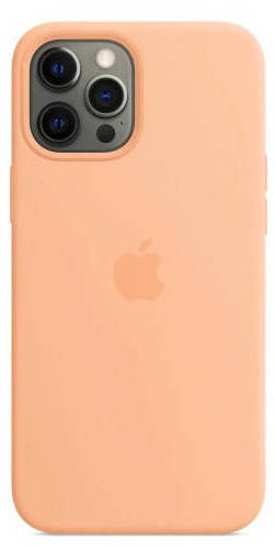 Oryginalne etui silikonowe Apple iPhone 12 Pro Max Cantaloupe