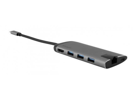 Hub USB Verbatim Multi Port 3x USB 3.0, USB-C 3.1, HDMI 4K, RJ45, SD/micro SD