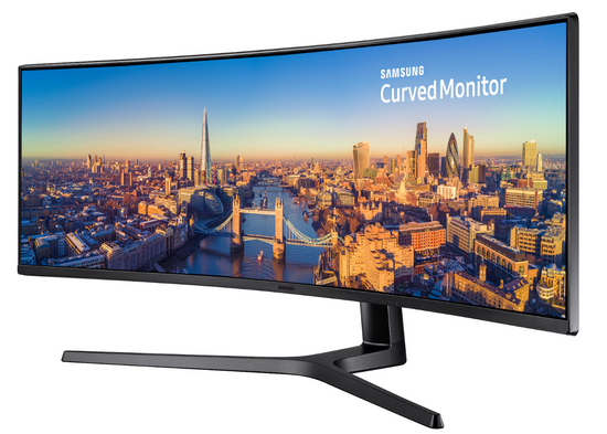 Monitor Samsung C49J890DKU 49" Curved LED 3840x1080 VA HDMI DisplayPort Klasa A