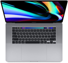 Apple MacBook Pro 16" A2141 Space Gray 2019r. i7-9750H 16GB 512GB SSD 3072x1920 AMD Radeon Pro 5300M Klasa A MacOS Big Sur