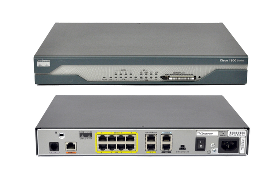 Router Cisco 1800 1801 8xFE 10/100MB/s 1xWAN 1xADSL