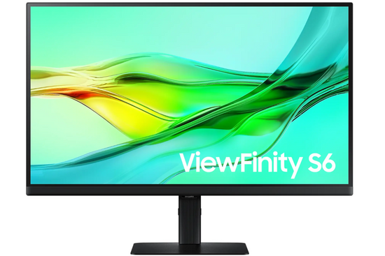 Monitor Samsung Viewfinity S6 S27D600UAU 27'' LED 2560x1440 VA HDMI DisplayPort USB typ C RJ-45 Klasa A