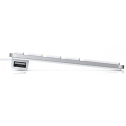 Klawiatura Apple Wired Keyboard A1243 USB QWERTY SWE +Naklejki