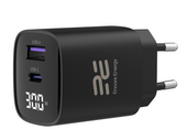 Nowa ładowarka sieciowa Encore Energy GaN QC 4 PD 3.0 USB-A USB-C 30W GaN-3083R z wyświetlaczem + kabel USB-A USB-C 2m