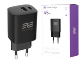 Nowa ładowarka sieciowa Encore Energy GaN QC 4.0 PD 3.0 USB-A USB-C 45W GaN-4583R