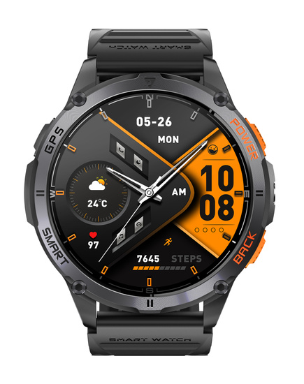 Nowy Smartwatch GlacierX Orb Black GX-OC67A