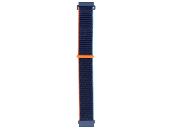 Nowy pasek do smartwatcha GlacierX Grip Strap Nylon Ocean Blue Atramentowo-pomarańczowy 22mm
