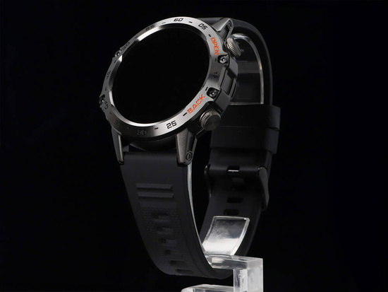 Nowy Smartwatch GlacierX Protector Black + Folia ochronna