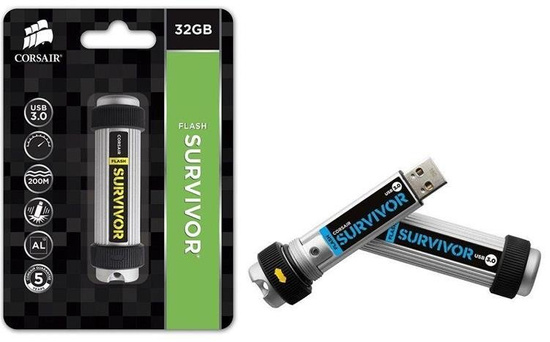 Pendrive Corsair Survivor 32GB USB 3.0 wstrząso/wodoodporny