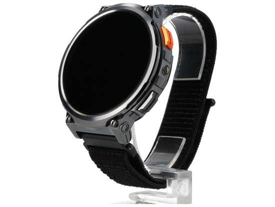 Nowy pasek do smartwatcha GlacierX Grip Strap Nylon Black Czarny 22mm