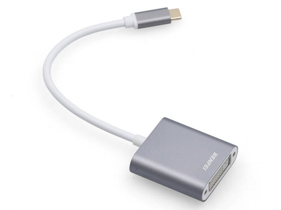 Przejściówka Adapter USB- C na DVI BENFEI 000164grey 124