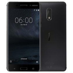 Nokia 6 TA-1021 3GB 32GB Dual SIM Black Powystawowy Android