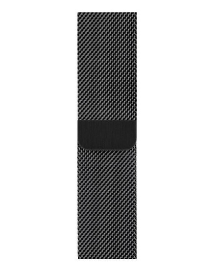 Oryginalny Pasek Apple Watch Milanese Loop Silver 44mm Stainless Steel Space Black