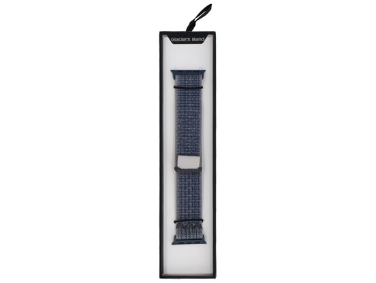 Nowy pasek GlacierX Grip Strap Nylon Stormy Blue do Apple Watch 38/40/41mm Niebieski