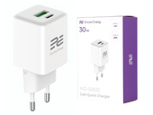 Nowa ładowarka sieciowa GaN 30W USB-A USB-C QC PD Encore Energy MD-3083Z
