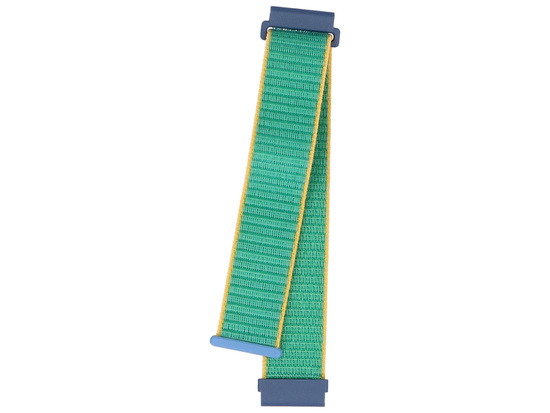 Nowy pasek do smartwatcha GlacierX Grip Strap Nylon Crayon Green Jadeitowy + żółty i niebieski 22mm