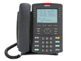 NORTEL IP PHONE 1230 Telefon Stacjonarny/Biurowy Czarny +Podstawka