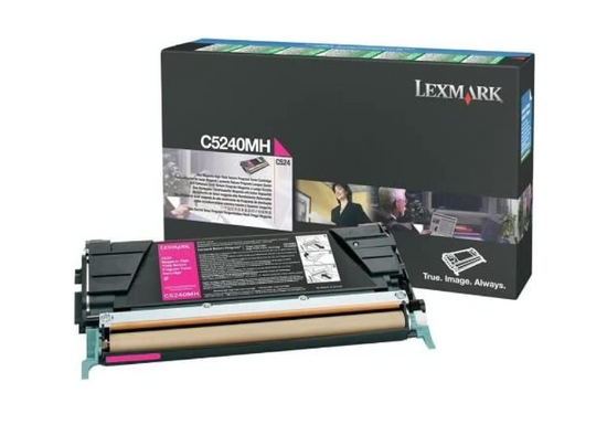 NOWY Oryginalny Toner Lexmark C5240MH (Purpurowy) do C524