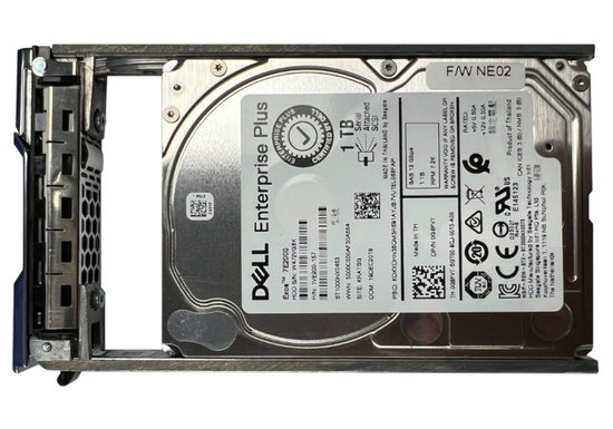 Dysk Twardy Dell Seagate Enterprise Plus 1TB SAS 12Gb/s 0G8FVT 2.5'' ST1000NX0453 +ramka