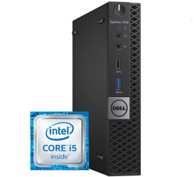 Dell Optiplex 7050 Micro i5-6500 4x3.2GHz 16GB 512GB SSD Windows 10 Professional