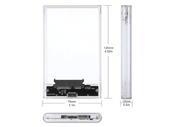 Nowa Obudowa do dysku 2,5" External Case USB 3.0 Transparentna