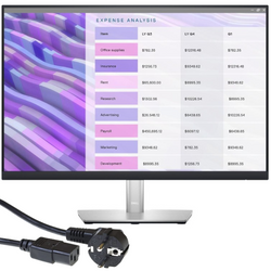 Monitor Dell P2423 24" LED 1920x1200 IPS HDMI Czarny Klasa A +Kabel Zasilający