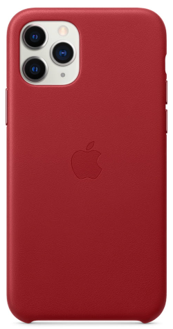 Oryginalne etui skórzane Apple iPhone 11 Pro Red