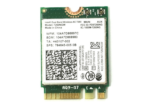 Karta WiFi WLAN Intel 784645-005 7260NGW M.2
