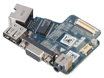Moduł USB Audio LAN VGA do Dell Latitude E6420 3258H LS-6592P U52