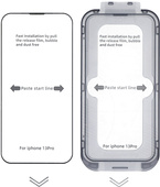 Nowe szkło hartowane do Apple iPhone 13 Pro + ramka Easy Kit