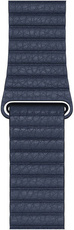 Oryginalny Pasek Apple Watch Leather Loop Diver Blue 44mm / L