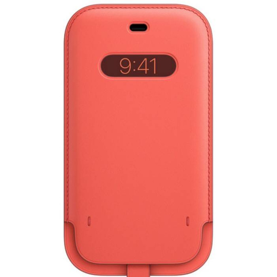 Nowy Oryginalny Futerał Skórzany Apple iPhone 12 Mini Pink Citrus