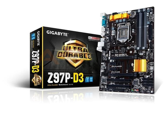 Płyta Gigabyte GA-Z97P-D3 /Z97/USB3/PCIe3.0/COM/s.1150/ATX
