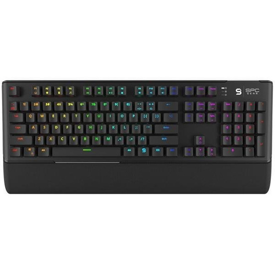 Klawiatura przewodowa SPC Gear GK-550 Omnis Kailh Brown RGB Gaming czarna