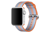 Nowy Pasek Apple Orange Woven Nylon 38mm