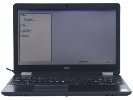 Dell Precision 3510 i7-6700HQ 16GB 512GB SSD M.2 1920x1080 AMD FirePro W5130M 2GB Klasa A- Windows 10 Professional