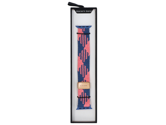 Nowy pasek GlacierX Braided Magnetic Buckle Sweet Berries do Apple Watch 38/40/41mm Jagodowy