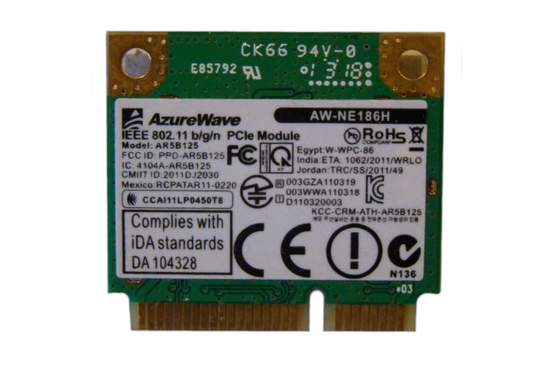 Karta WiFi WLAN AzureWave AW-NE186H AR5B125 MiniPCI-E