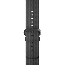 Oryginalny Pasek Apple Watch Woven Nylon Black 38mm w zaplombowanym opakowaniu