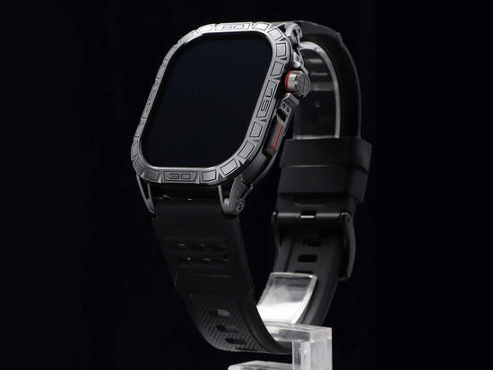 Nowy Smartwatch GlacierX Lhotse Black + Bransoleta stalowa