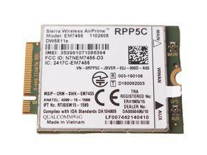 Modem WWAN Dell RPP5C DW5811e E5270 E5470 E5570 E7270 E7370 E7470 Sierra Wireless AirPrime