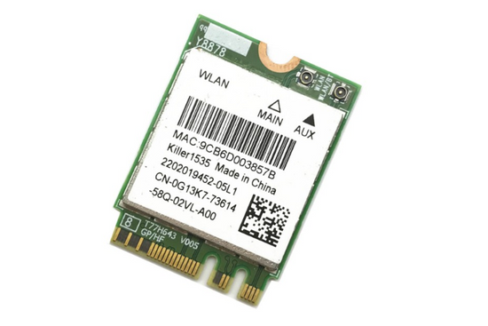 Karta WiFi WLAN Dell 0G13K7 Killer1535 M.2