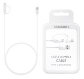 Nowa ładowarka sieciowa Encore Energy GaN QC 4+ PD 3.0 USB-A USB-C x2 65W MD-6583R wyświetlacz + Kabel Samsung Combo USB