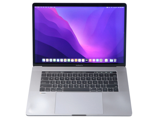 Apple MacBook Pro 15 A1990 2018r. Space Gray i9-8950HK 32GB 512GB SSD 2880x1800 Radeon Pro 555X Klasa B MacOS Big Sur