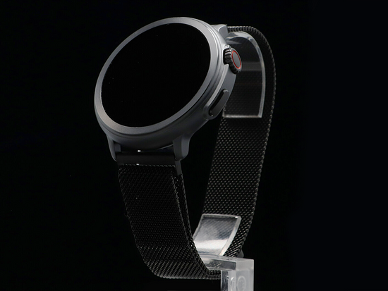 Nowy Smartwatch GlacierX Aura Black + Bransoleta mesh GX-AC60 BM + Folia ochronna