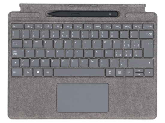 Klawiatura Surface Pro Signature Keyboard do Microsoft Surface Pro 8 / X (Platine) Italian po zwrocie