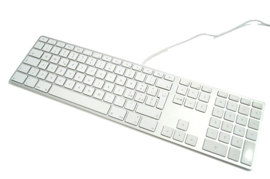 Klawiatura Apple Wired Keyboard A1243 USB QWERTY SWE +Naklejki