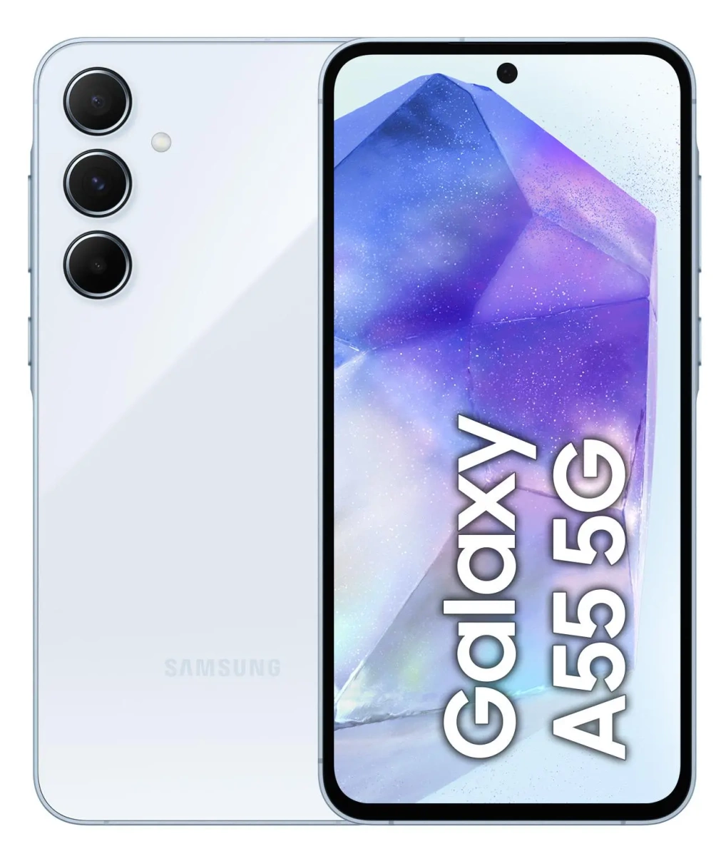 スマートフォン本体 Galaxy A55 5G Awesome Iceblue 128GB Nowy Samsung Galaxy A55 5G SM-A556E/DS 8GB 128GB Awesome