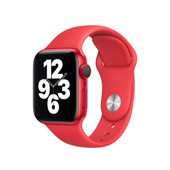 Oryginalny Pasek Apple Sport Band Red 44mm